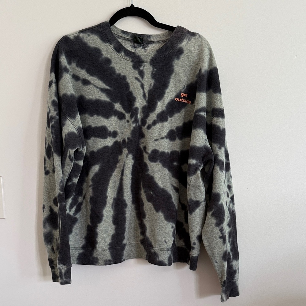 get outside tie dye sweatshirt